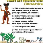 Posters informativos para os povos indígenas sobre a Covid-19