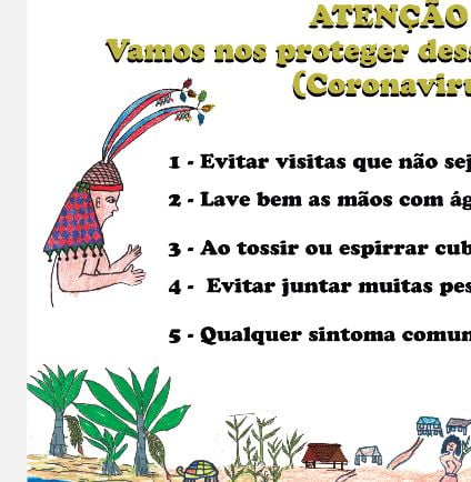 Materiais sobre coronavírus para os povos do Oiapoque